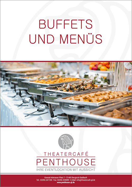 Unsere Preisliste für Buffets und Menüs